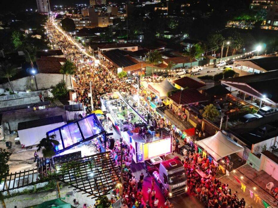 Carnaval de Pirangi atraiu mais de 400 mil foliões durante os dias de evento - Foto: Ney Douglas / Prefeitura de Parnamirim
