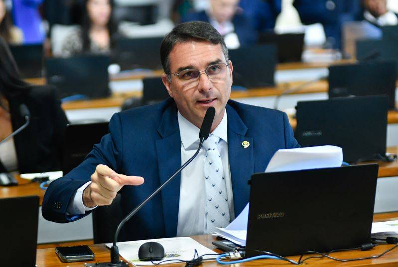 Senador Flávio Bolsonaro (PL-RJ) - Foto: Geraldo Magela / Senado