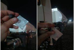 Cocaína apreendida com motorista na noite desta quarta-feira (8) em Ceará-Mirim - Foto: PRF / Reprodução