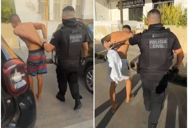Dupla suspeita de matar homem que teria quebrado "regra" da facção em Mossoró - Foto: PCRN / Reprodução