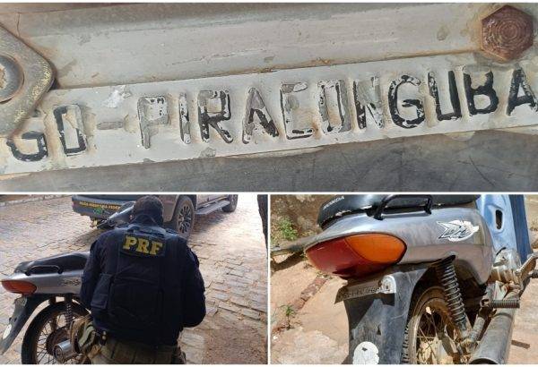 PRF recuperou no RN moto furtada há 20 anos em Goiás - Foto: Reprodução