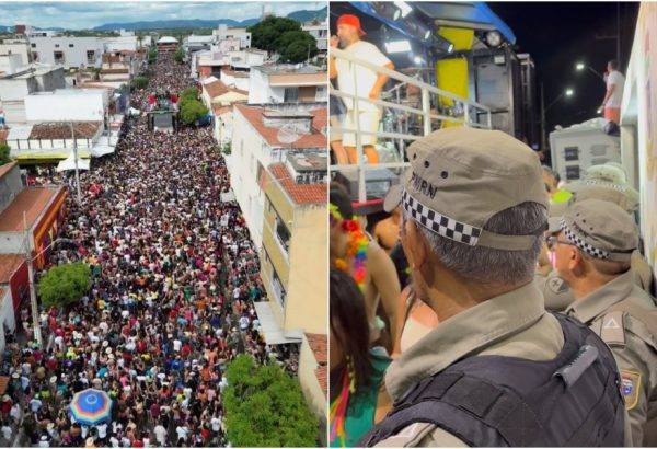 Esquema de segurança do Carnaval garantiu tranquilidade na folia em todo o RN - Foto: Reprodução