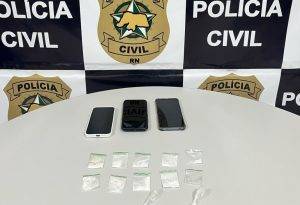 Droga apreendida durante operação da Polícia em Ceará-Mirim, na Grande Natal - Foto: Reprodução