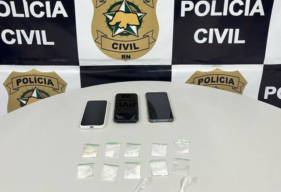 Droga apreendida durante operação da Polícia em Ceará-Mirim, na Grande Natal - Foto: Reprodução