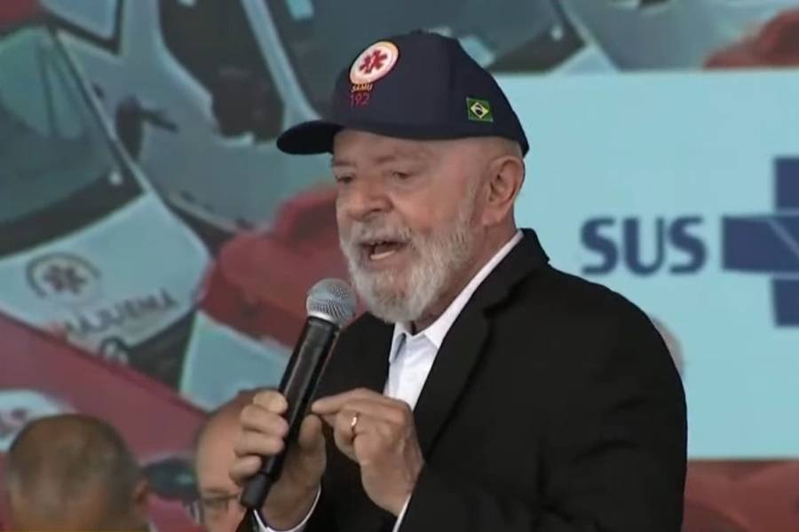 Presidente Luiz Inácio Lula da Silva (PT) durante evento em Sorocaba (SP) nesta sexta-feira - Foto: YouTube / Reprodução