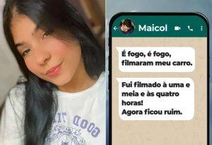 Polícia encontrou mensagens comprometedoras no celular de suspeito de matar Vitória - Foto: Reprodução