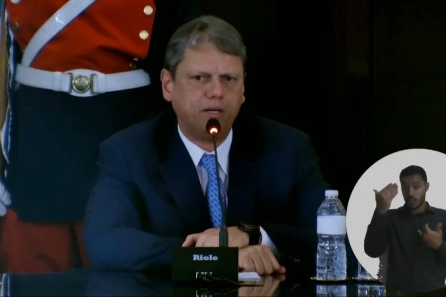 Governador de São Paulo, Tarcísio de Freitas (Republicanos) - Foto: Reprodução