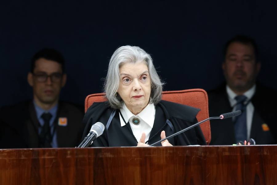 Ministra do STF Cármen Lúcia durante julgamento sobre tentativa de golpe - Foto: Antonio Augusto / STF