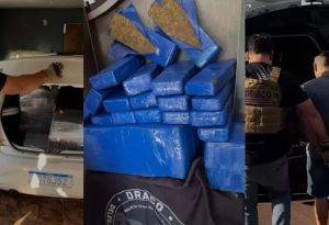 Carro de Assu apreendido com drogas no Paraná