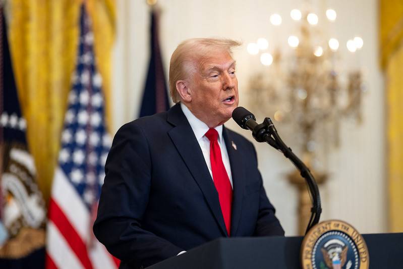 Presidente dos Estados Unidos, Donald Trump. Foto: The White House/ Flickr