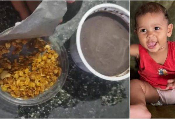 Bebê morreu por suspeita de envenenamento após consumir açaí com granola - Foto: Reprodução