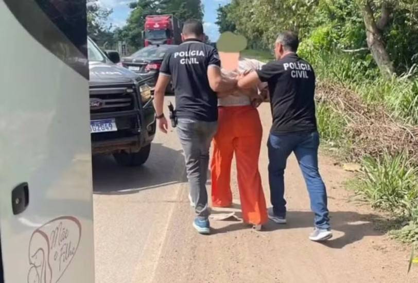 A mulher, identificada como Jordélia Matos Araújo, de 36 anos, foi presa na cidade de Santa Inês, na região do Médio Mearim. — Foto: Divulgação/Polícia Civil do Maranhão