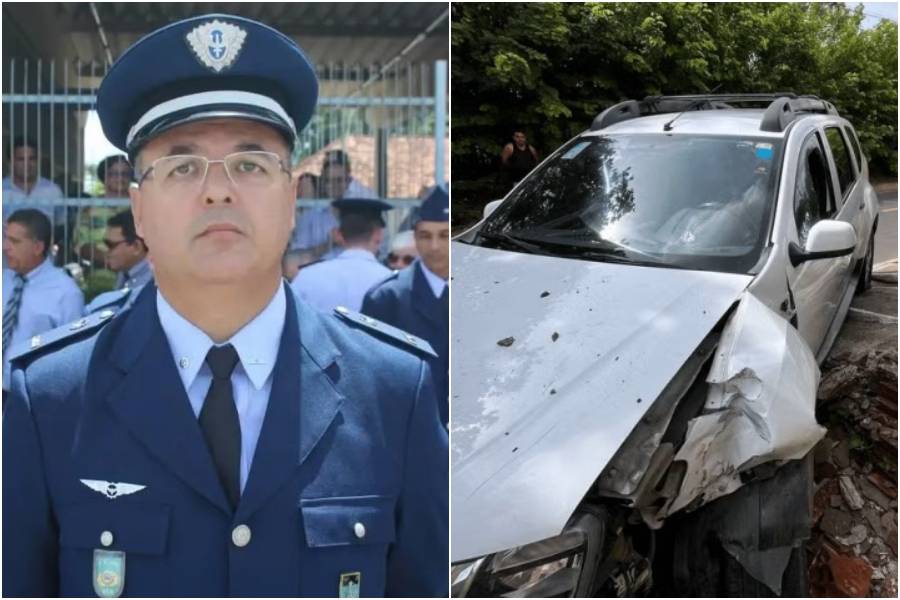Suboficial Ricardo Gonçalves foi morto a tiros dentro do carro no conjunto Bosque de Viena, em Parnamirim - Foto: Reprodução