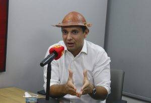 Prefeito de Mossoró, Allyson Bezerra (União), em entrevista à 98 FM - Foto: Fábio Cavalcante / 98 FM