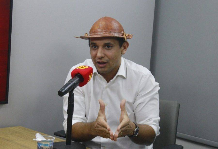 Prefeito de Mossoró, Allyson Bezerra (União), em entrevista à 98 FM - Foto: Fábio Cavalcante / 98 FM