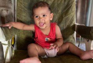 Bebê Yohana Maitê Filgueira Costa, de apenas 8 meses. Foto: Reprodução