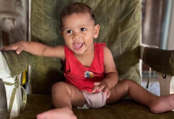Bebê Yohana Maitê Filgueira Costa, de apenas 8 meses. Foto: Reprodução