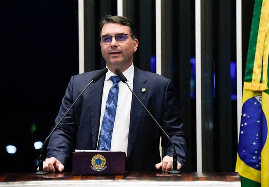Senador Flávio Bolsonaro (PL-RJ). Foto: Jefferson Rudy/Agência Senado