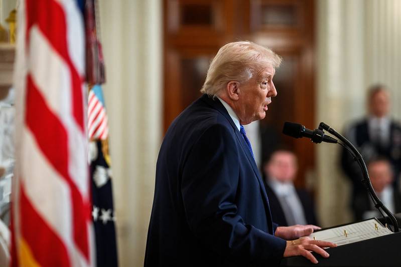 Presidente dos EUA, Donald Trump. Foto: Official White House Photo by Daniel Torok