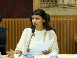 Brisa Bracchi (PT), na Câmara Municipal de Natal — Foto: Otávio Augusto/Câmara Municipa de Natal
