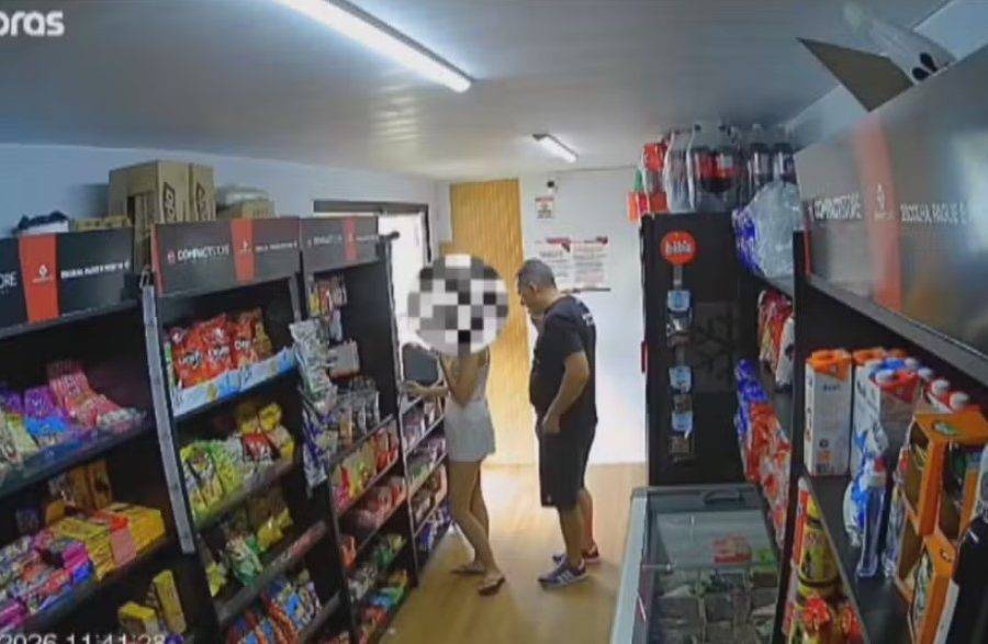 O crime aconteceu no mercado de autoatendimento de um condomínio na zona norte da cidade. Foto: Reprodução