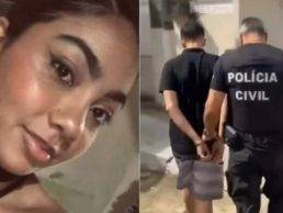 Suspeito de matar a tiros a adolescente Emilly Menezes, de 17 anos, no município de Arez, foi preso nesta segunda-feira (9). Foto: Reprodução/ Polícia Civil