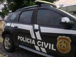 Polícia Civil do Rio Grande do Norte, com apoio da Polícia Civil da Paraíba e da Polícia Penal do RN, realizou o recambiamento do suspeito. Foto: Polícia Civil