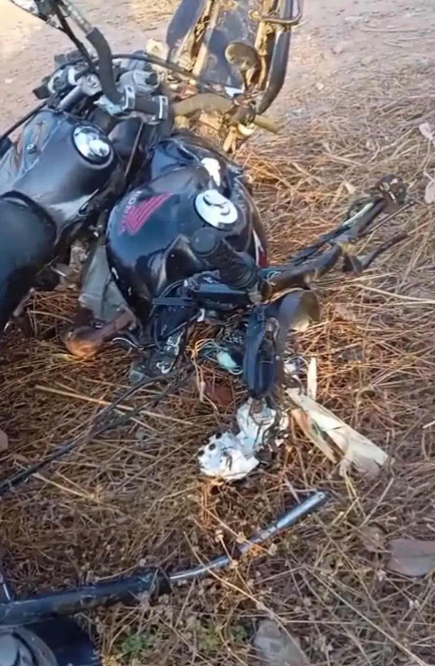 Batida entre motos mata três pessoas da mesma família em rodovia estadual no Alto Oeste